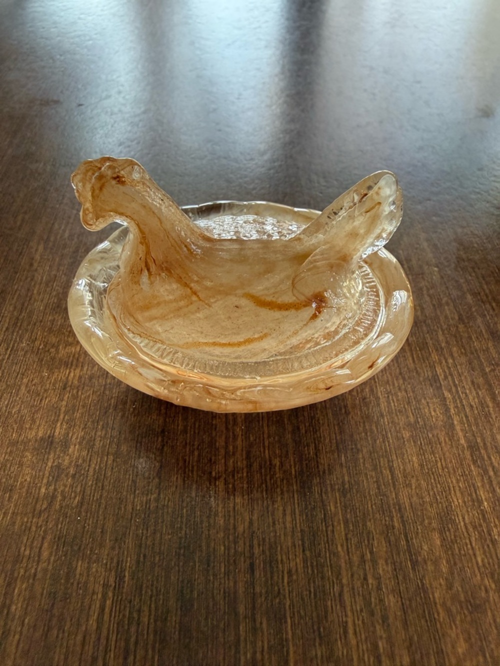 Caramel slag import mini hen on nest - Picture 2 of 5